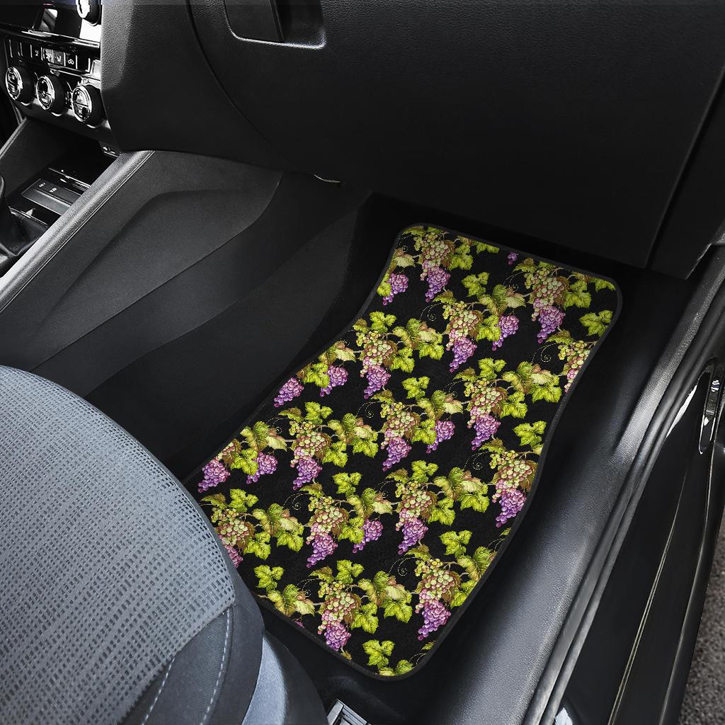 Grape Pattern Print Design GP04 Car Floor Mats-JorJune
