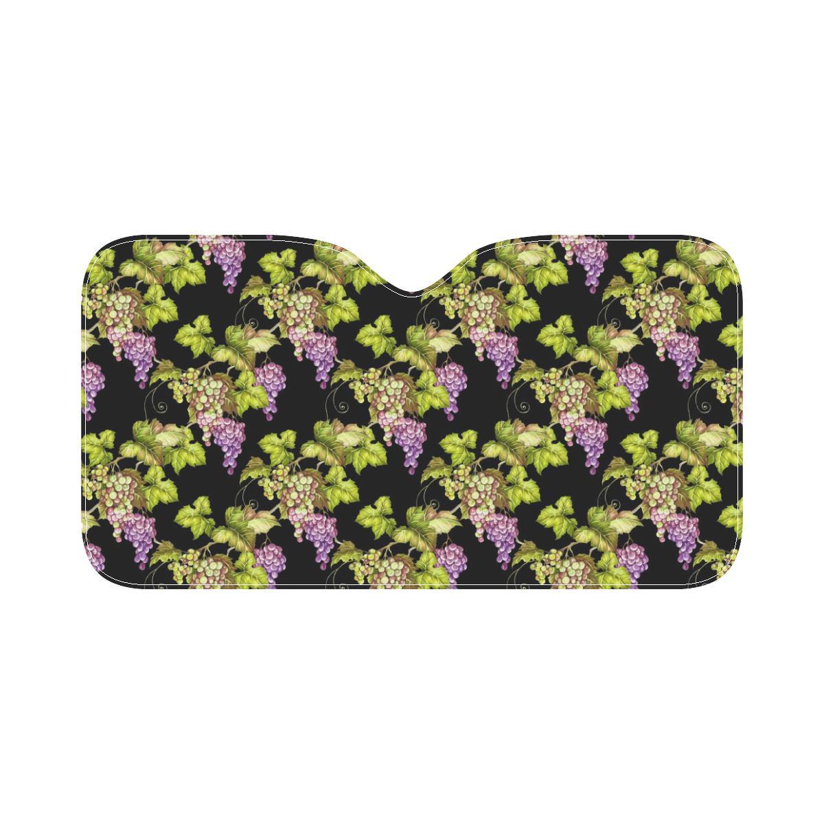 Grape Pattern Print Design GP04 Car Sun Shade-JorJune