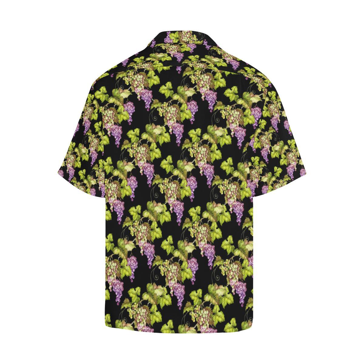 Grape Pattern Print Design GP04 Men Hawaiian Shirt-JorJune