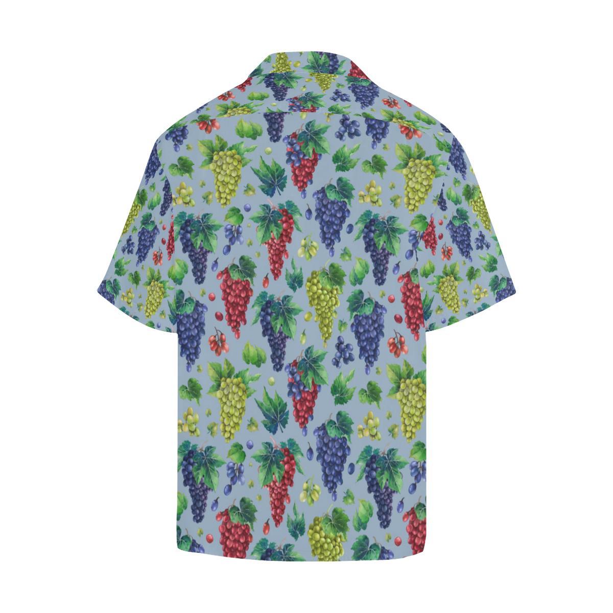 Grape Pattern Print Design GP06 Men Hawaiian Shirt-JorJune
