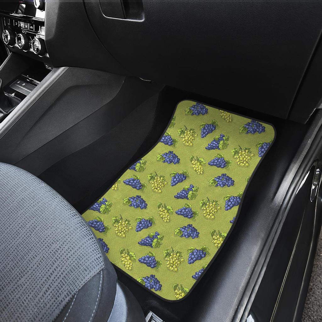 Grape Pattern Print Design GP08 Car Floor Mats-JorJune