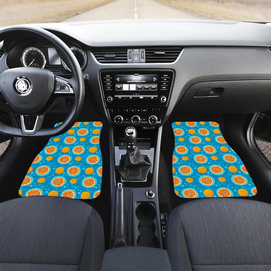 Grapefruit Pattern Print Design GF03 Car Floor Mats-JorJune