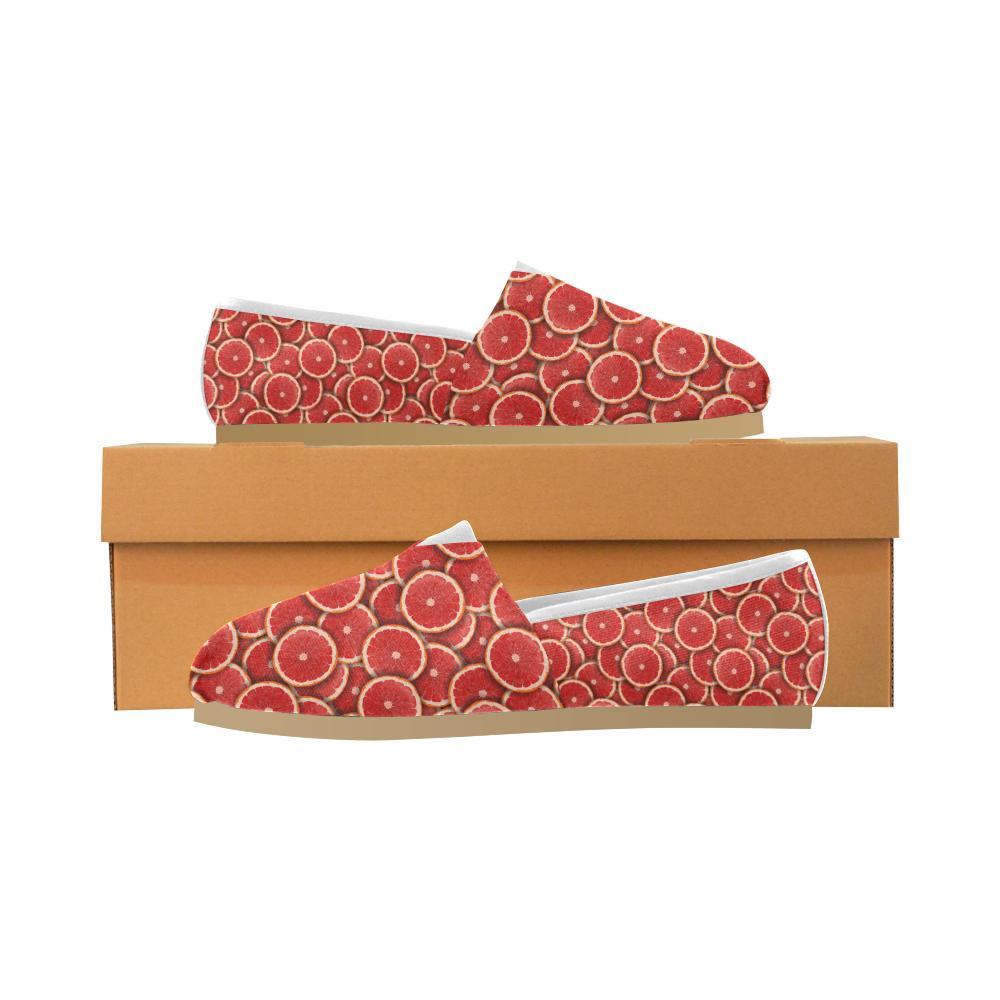 Grapefruit Pattern Print Design GF05 Women Casual Shoes-JorJune.com
