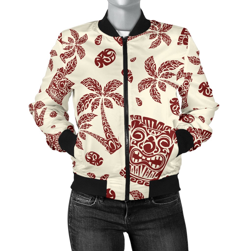 Ethnic Pink Print Pattern Women Casual Bomber Jacket