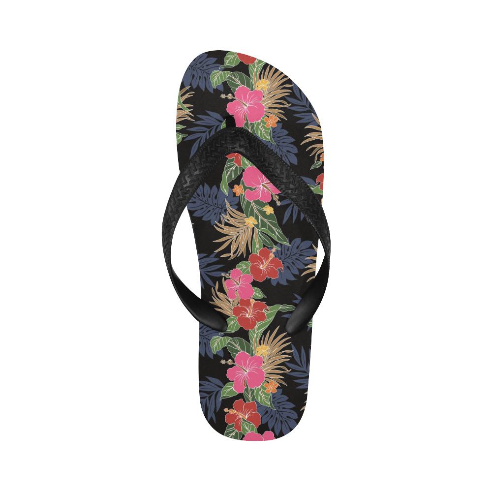Hawaiian Themed Pattern Print Design H011 Flip Flops-JorJune