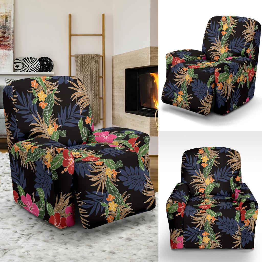 Hawaiian Themed Pattern Print Design H011 Recliner Slipcover-JORJUNE.COM