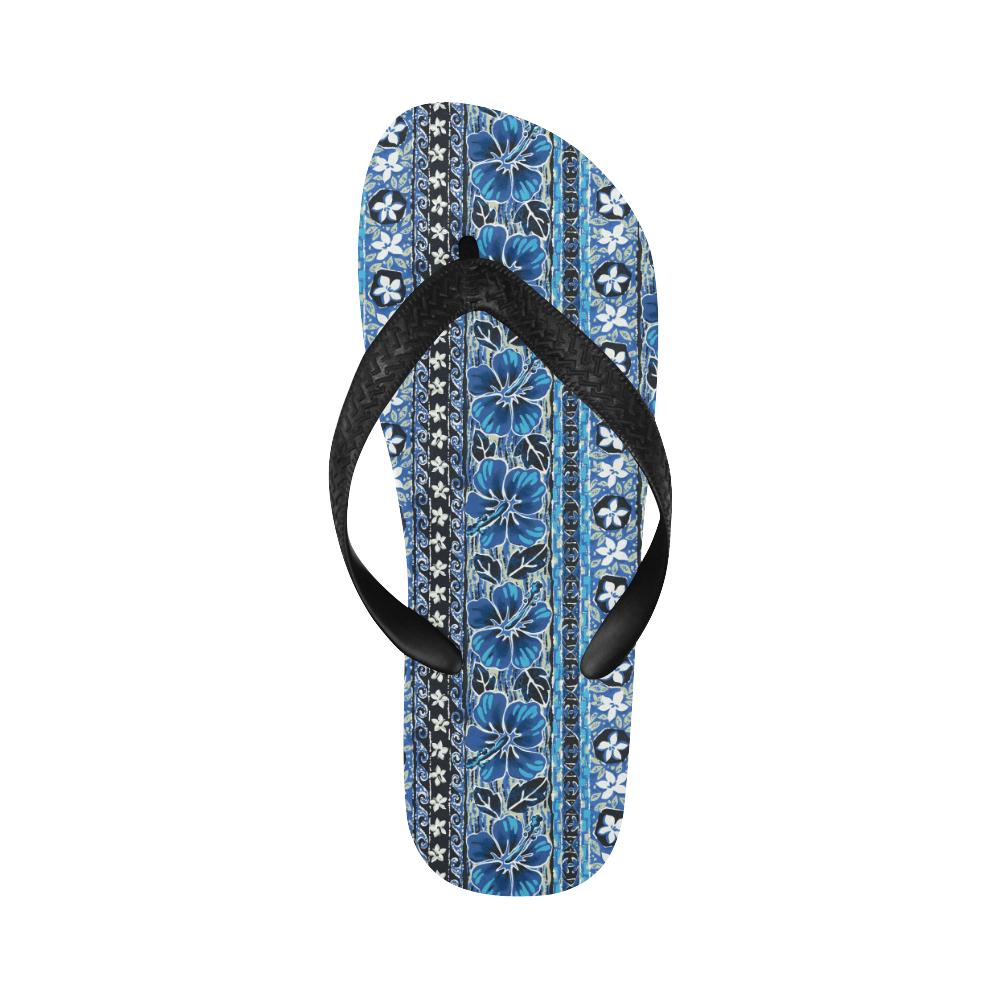 Hawaiian Themed Pattern Print Design H012 Flip Flops-JorJune