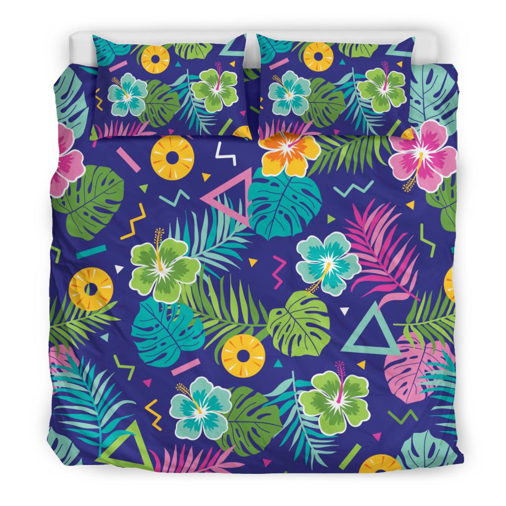 Hawaiian Themed Pattern Print Design H014 Duvet Cover Bedding Set-JORJUNE.COM