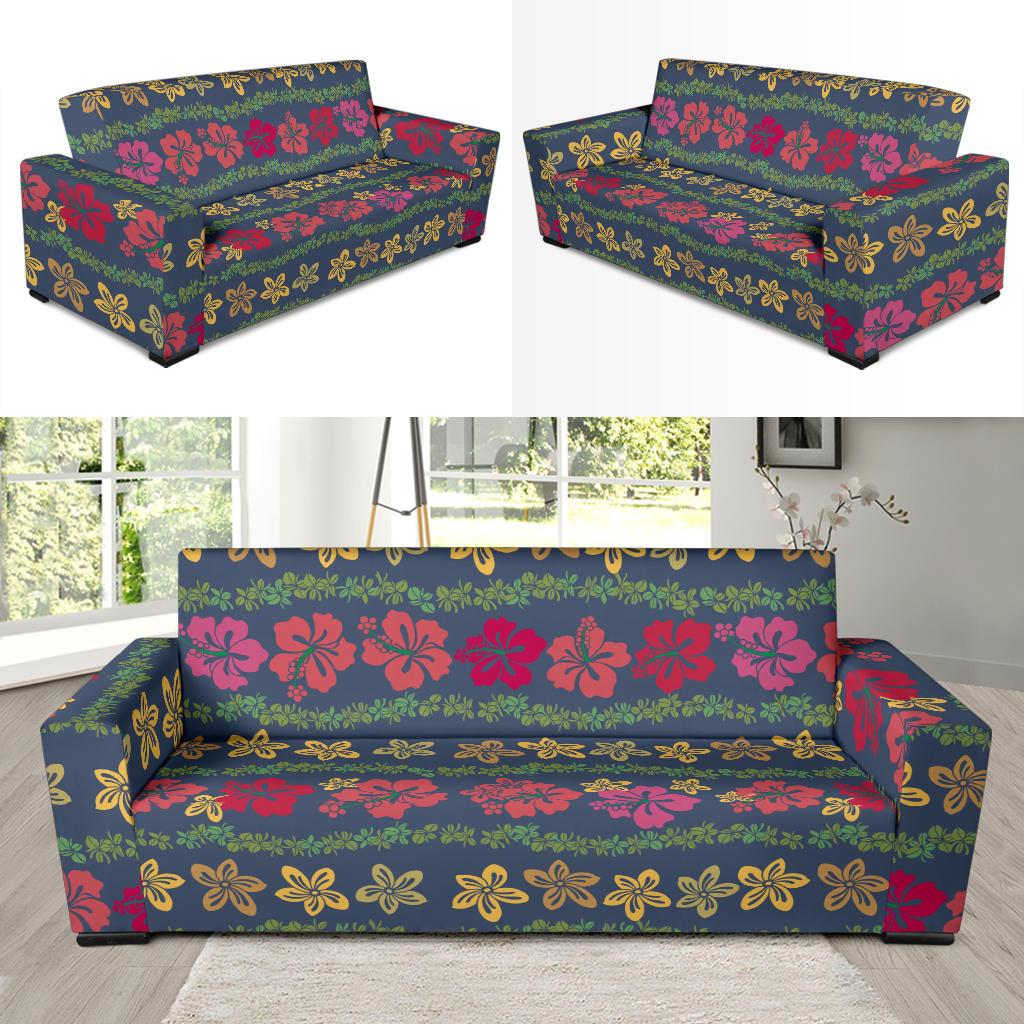 Hawaiian Themed Pattern Print Design H018 Sofa Slipcover-JORJUNE.COM