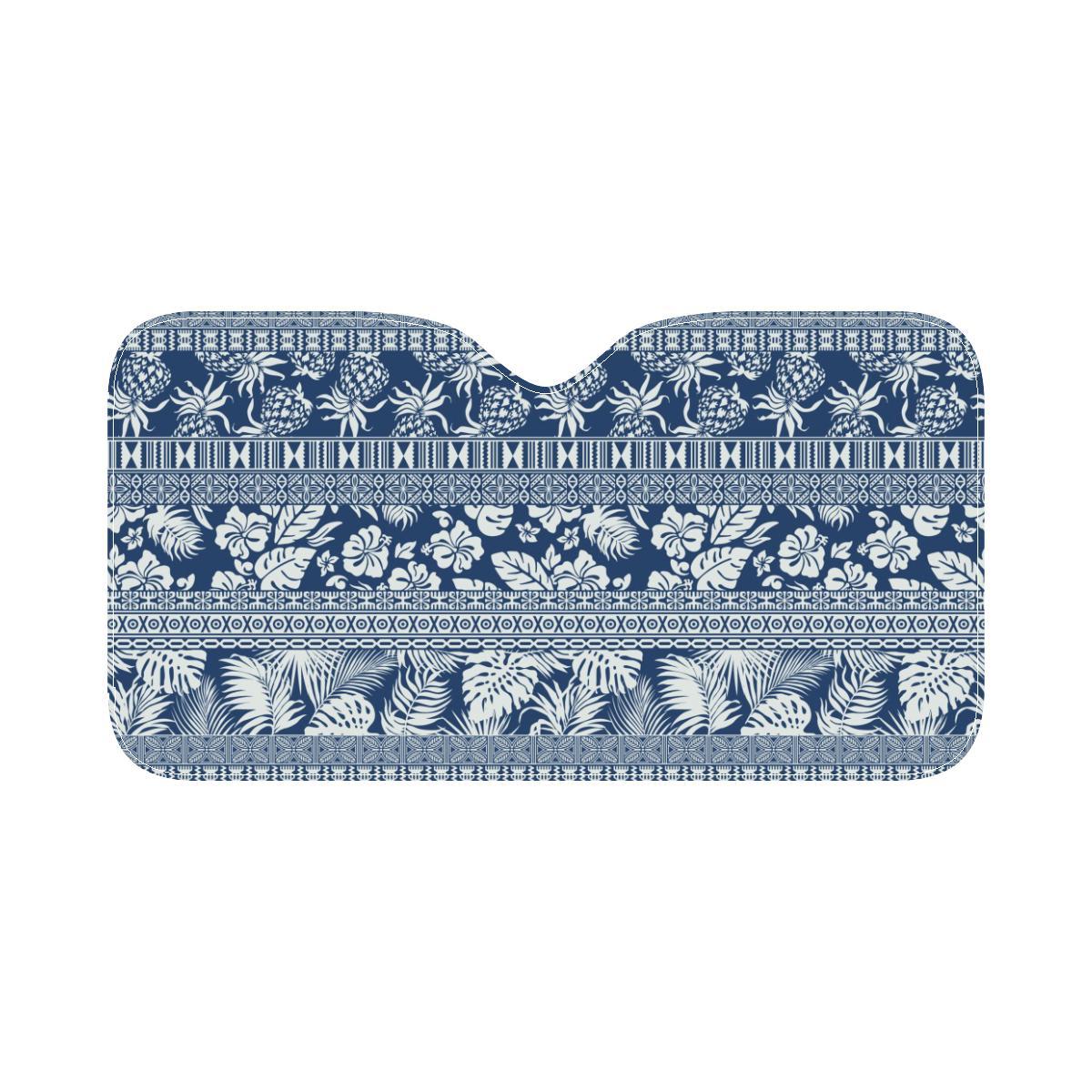 Hawaiian Themed Pattern Print Design H020 Car Sun Shade-JorJune