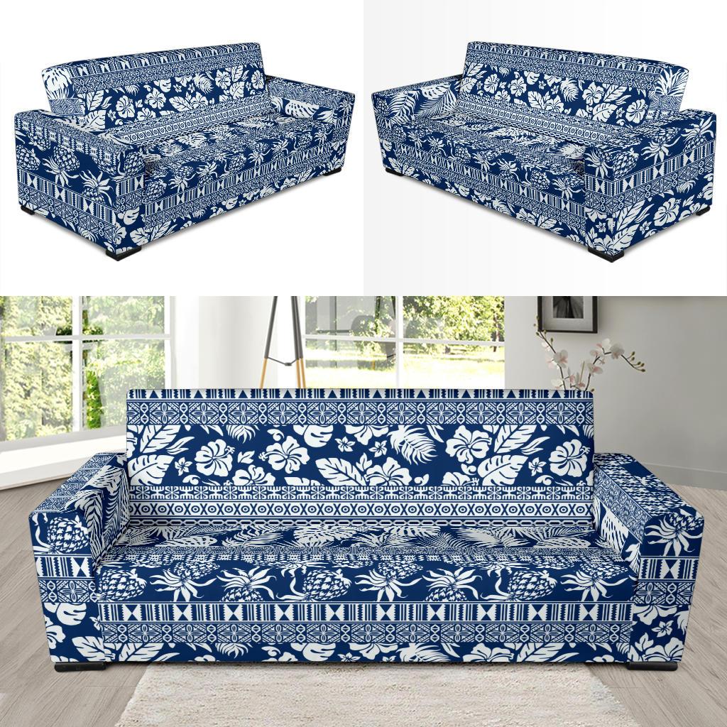 Hawaiian Themed Pattern Print Design H020 Sofa Slipcover-JORJUNE.COM