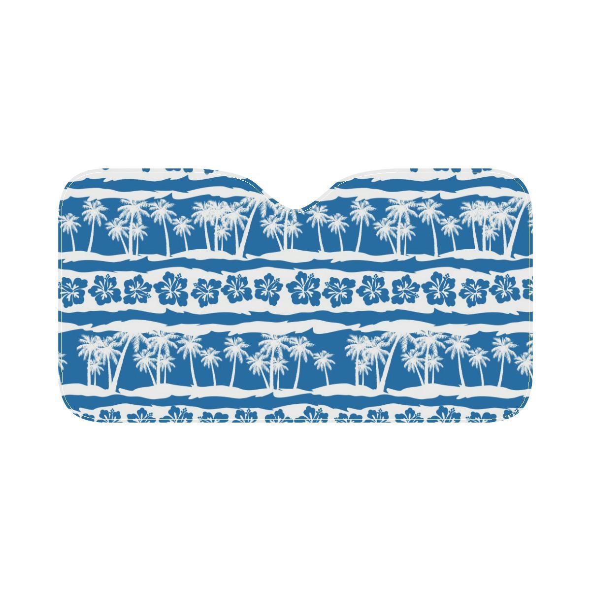 Hawaiian Themed Pattern Print Design H021 Car Sun Shade-JorJune
