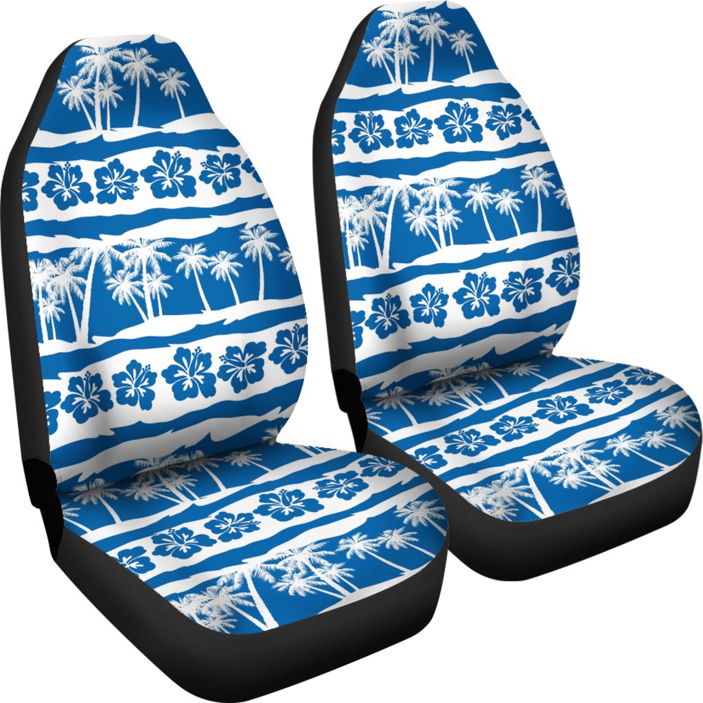 Hawaiian Themed Pattern Print Design H021 Universal Fit Car Seat Covers-JorJune