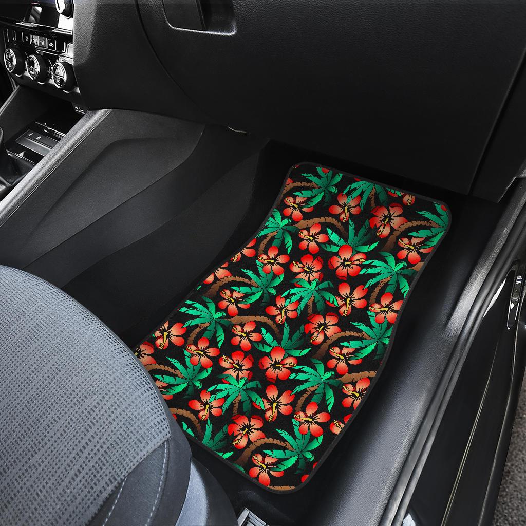Hawaiian Themed Pattern Print Design H022 Car Floor Mats-JorJune