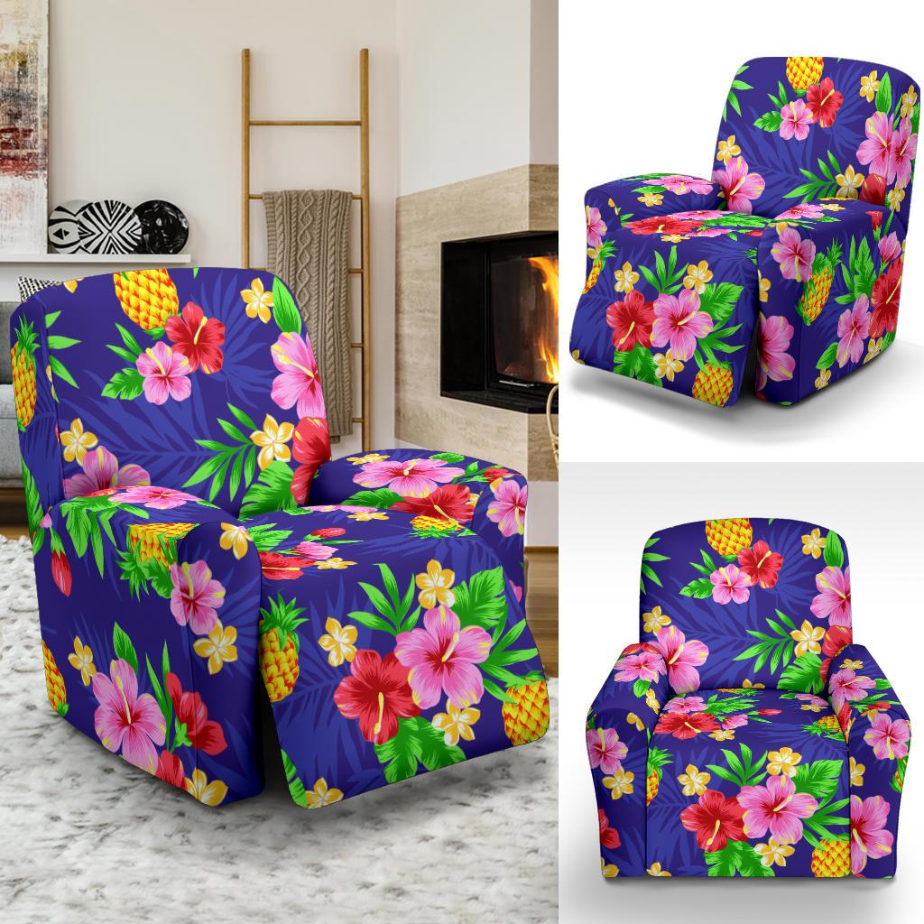 Hawaiian Themed Pattern Print Design H05 Recliner Slipcover-JORJUNE.COM