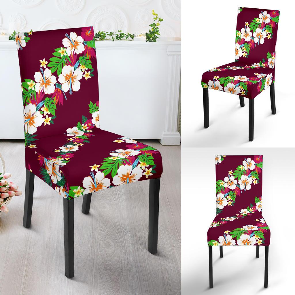 Hawaiian Themed Pattern Print Design H06 Dining Chair Slipcover-JORJUNE.COM