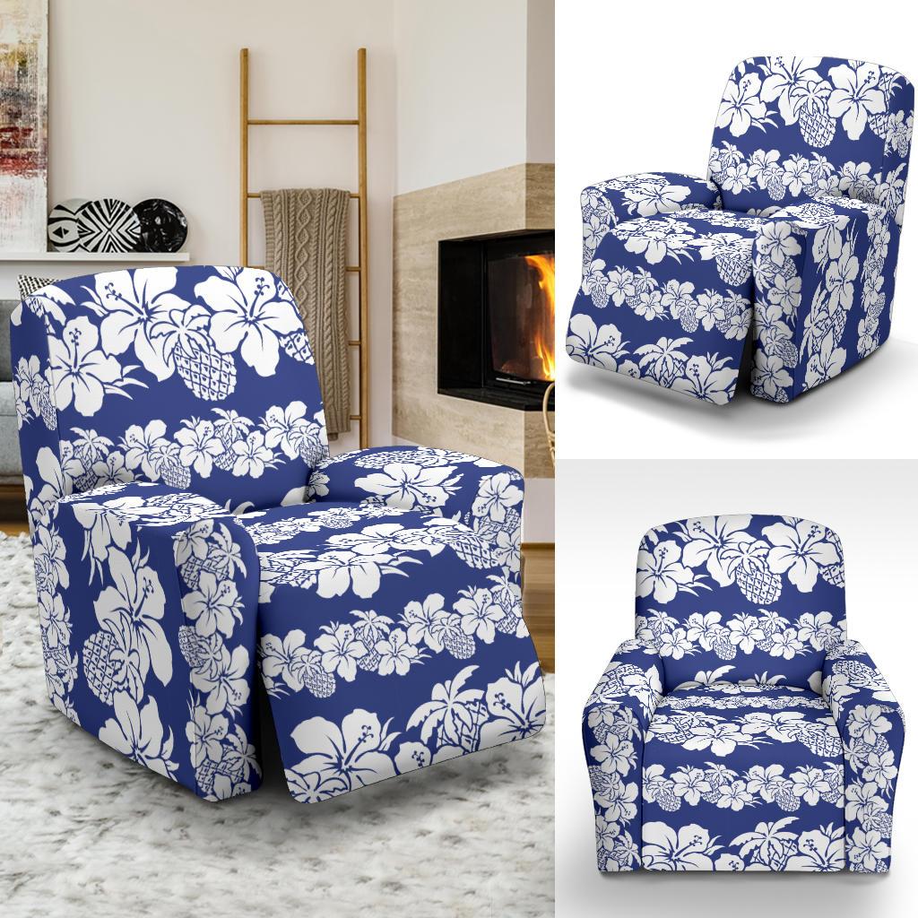 Hawaiian Themed Pattern Print Design H07 Recliner Slipcover-JORJUNE.COM