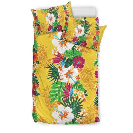 Hawaiian Themed Pattern Print Design H09 Duvet Cover Bedding Set-JORJUNE.COM