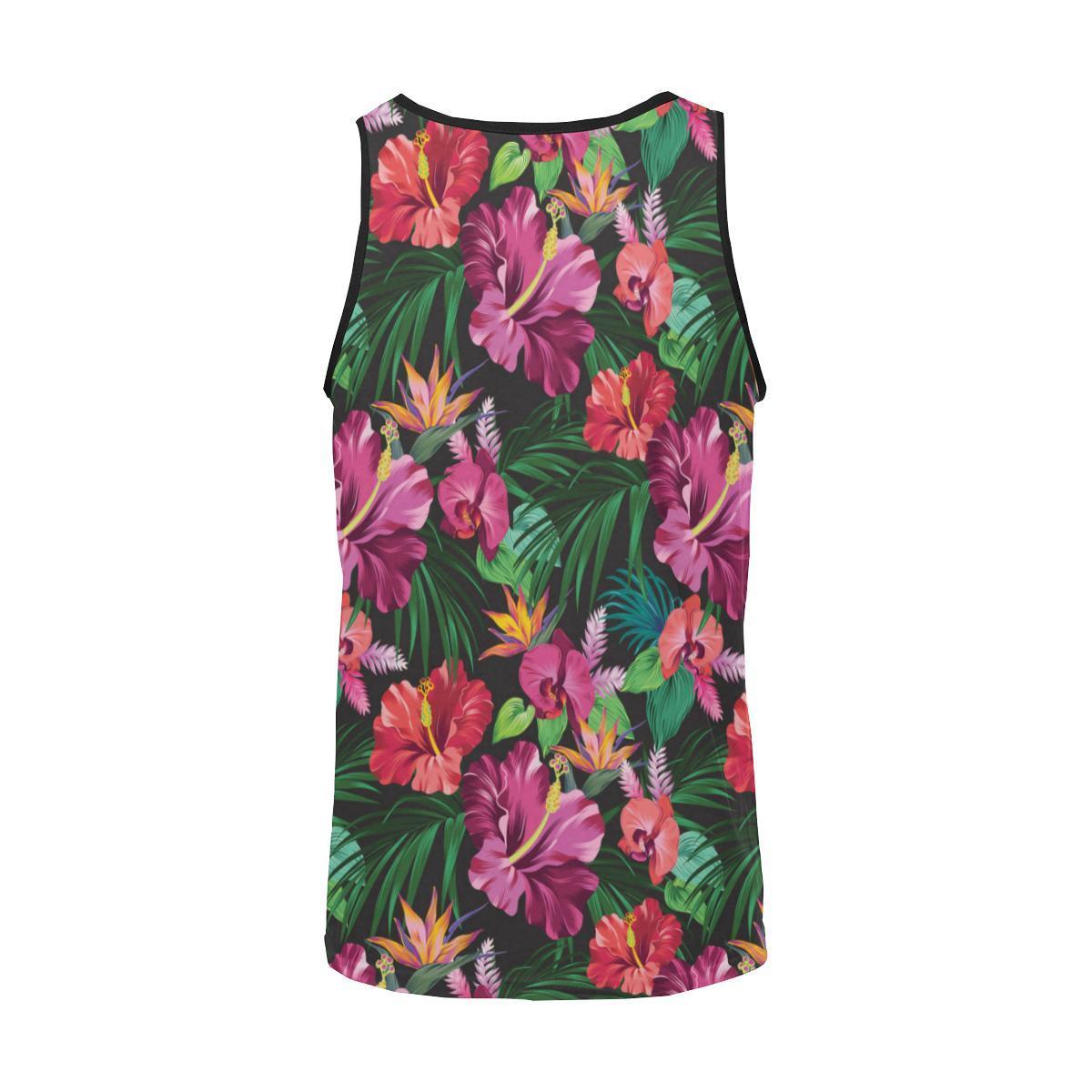 Hawaiian Flower Hibiscus tropical Men Tank Top
