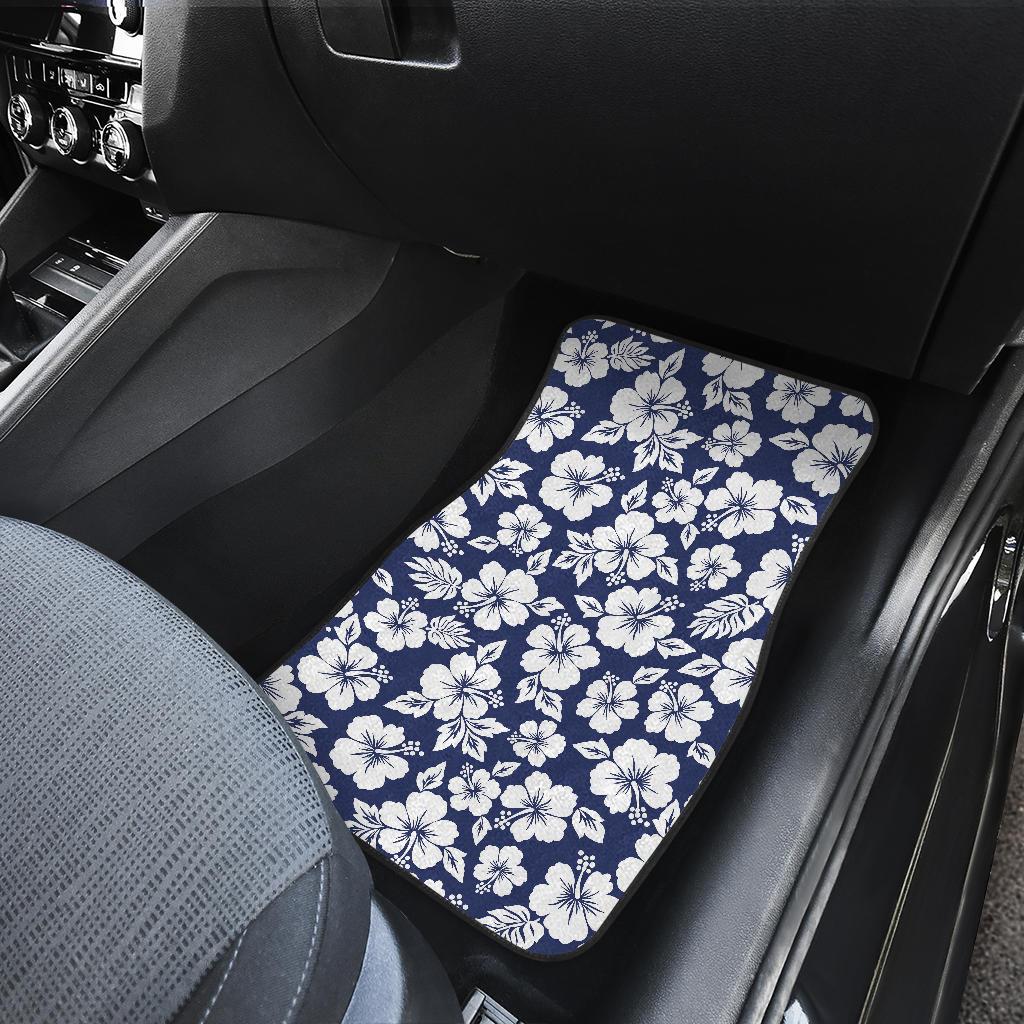 Hibiscus Pattern Print Design HB012 Car Floor Mats-JorJune