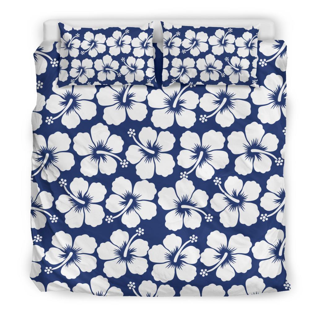 Hibiscus Pattern Print Design HB013 Duvet Cover Bedding Set-JORJUNE.COM