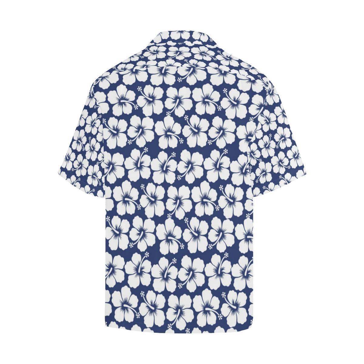 Hibiscus Pattern Print Design HB013 Men Hawaiian Shirt-JorJune