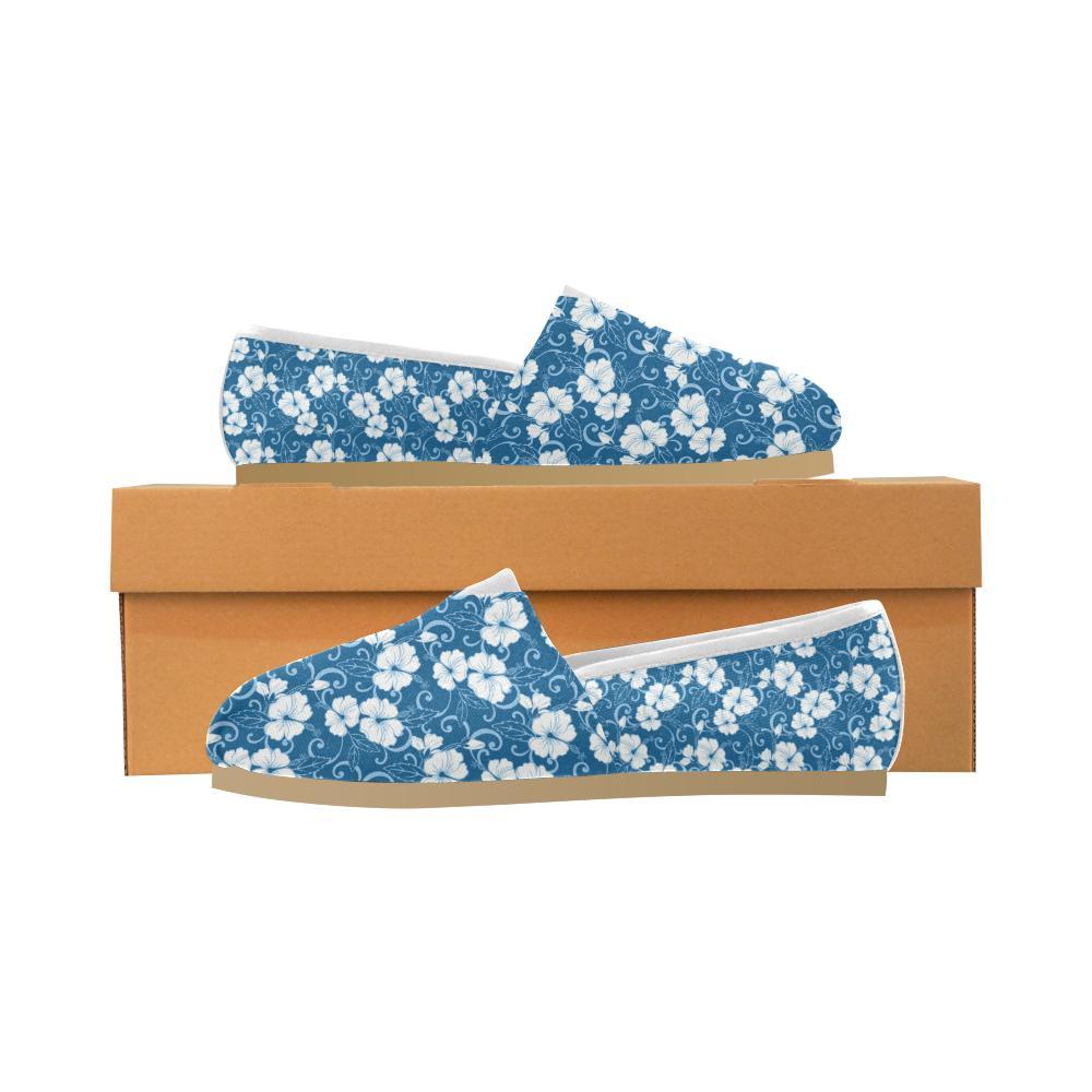 Hibiscus Pattern Print Design HB03 Women Casual Shoes-JorJune.com