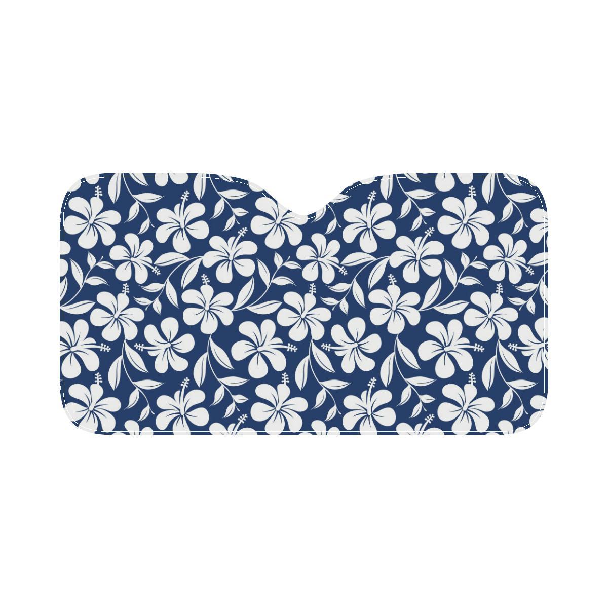 Hibiscus Pattern Print Design HB031 Car Sun Shade-JorJune