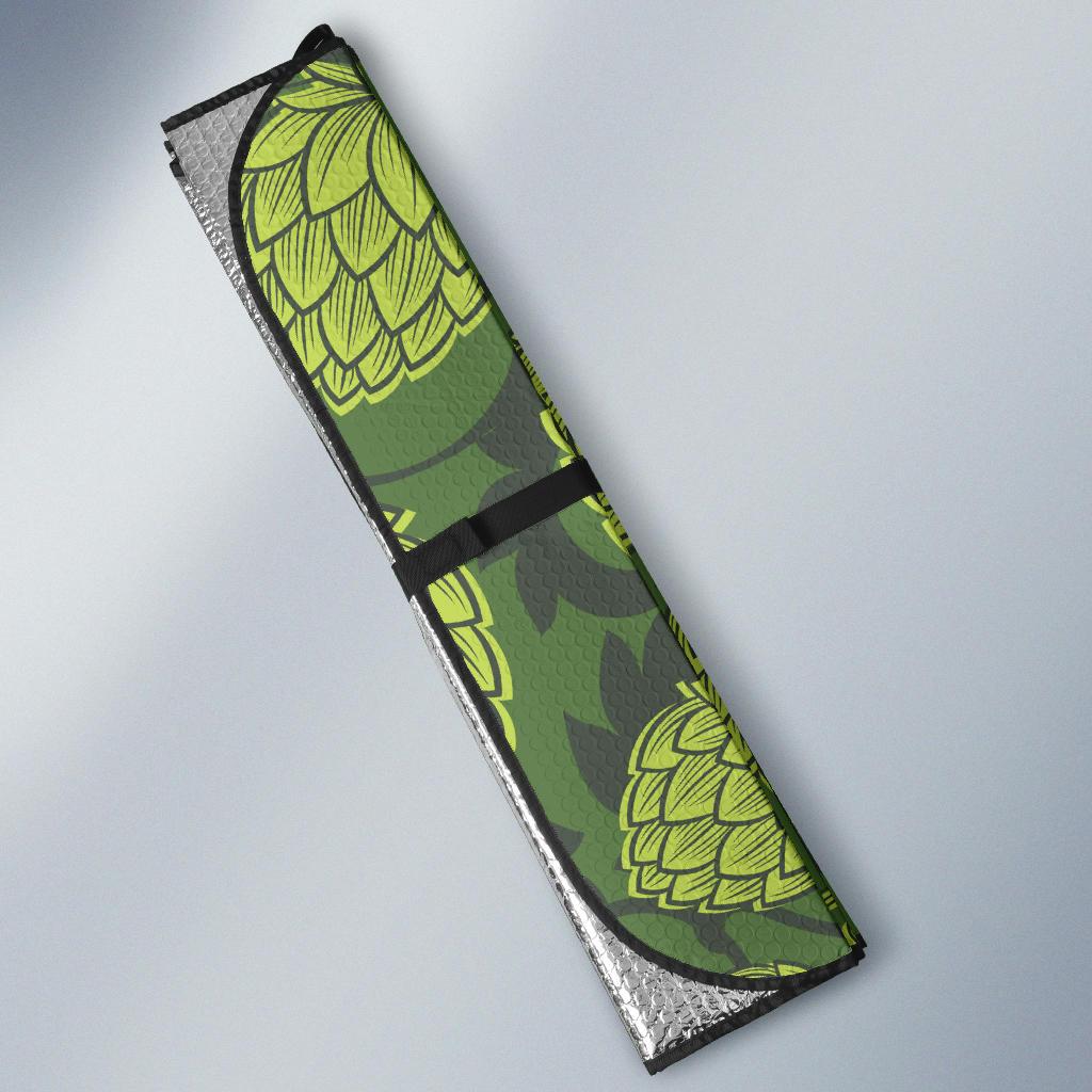 Hope Pattern Print Design 02 Car Sun Shade-JORJUNE.COM