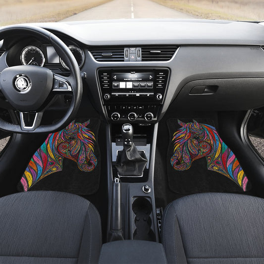 Horse Colorful Car Floor Mats
