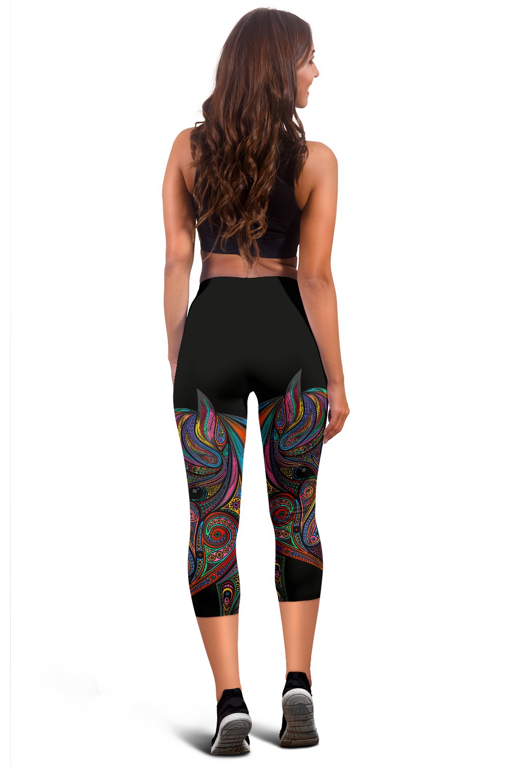 Horse Colorful Women Capris
