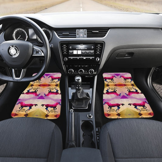 Horse Colorful Car Floor Mats