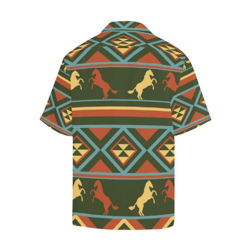 Horse Western Pattern Men Hawaiian Shirt