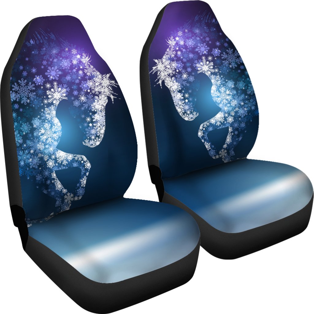 Horse Winter Universal Fit Car Seat Covers