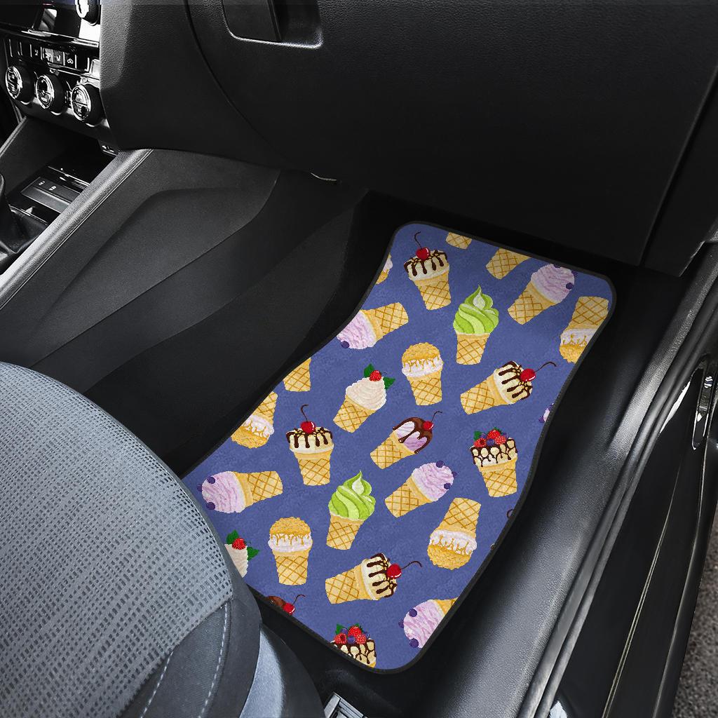 Ice Cream Pattern Print Design IC03 Car Floor Mats-JorJune