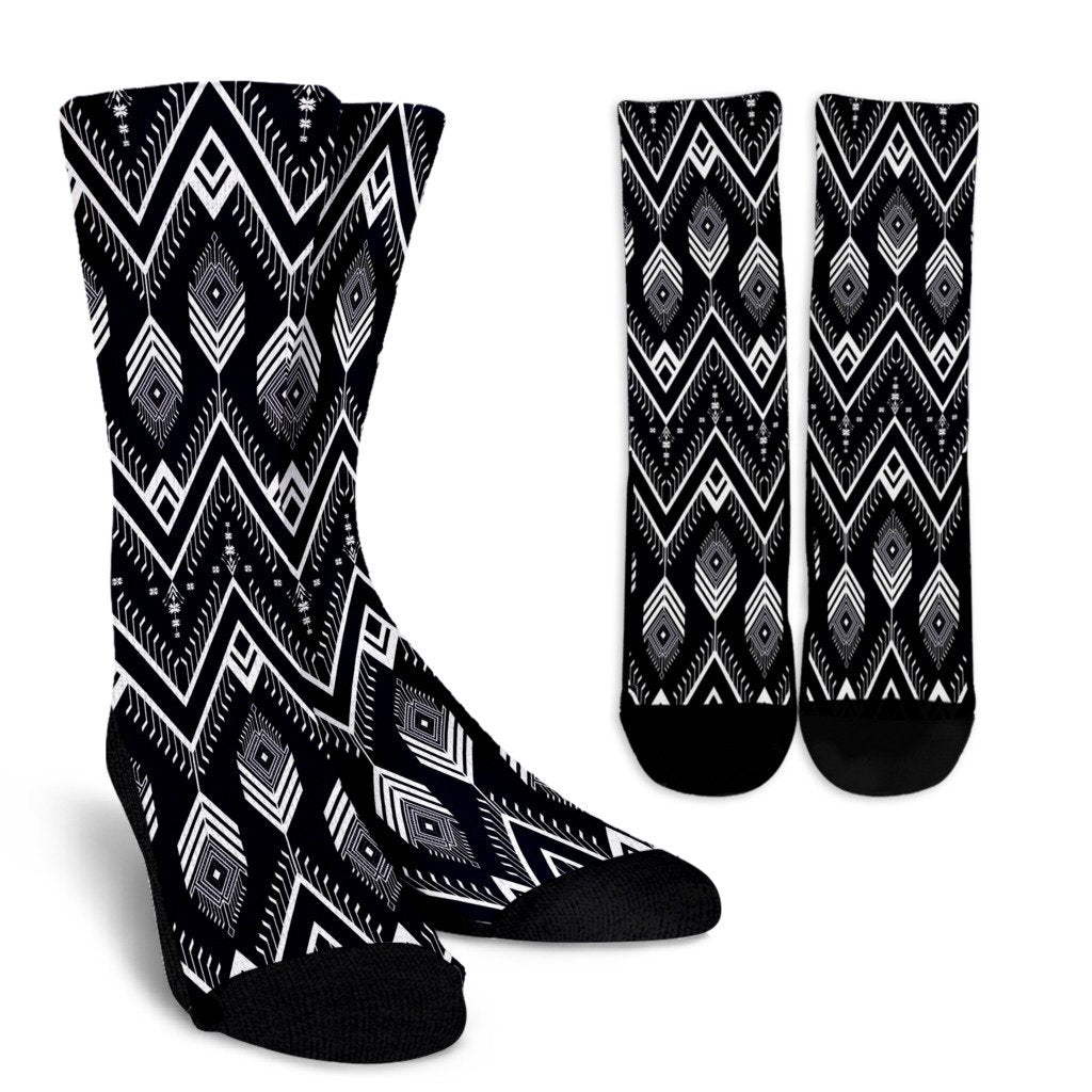 Indians Tribal Aztec Crew Socks