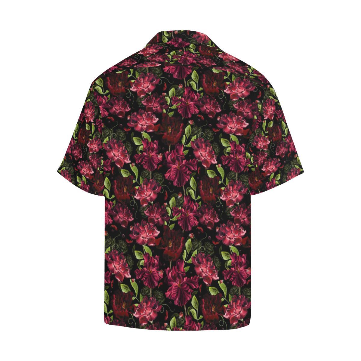 Iris Pattern Print Design IR03 Men Hawaiian Shirt-JorJune