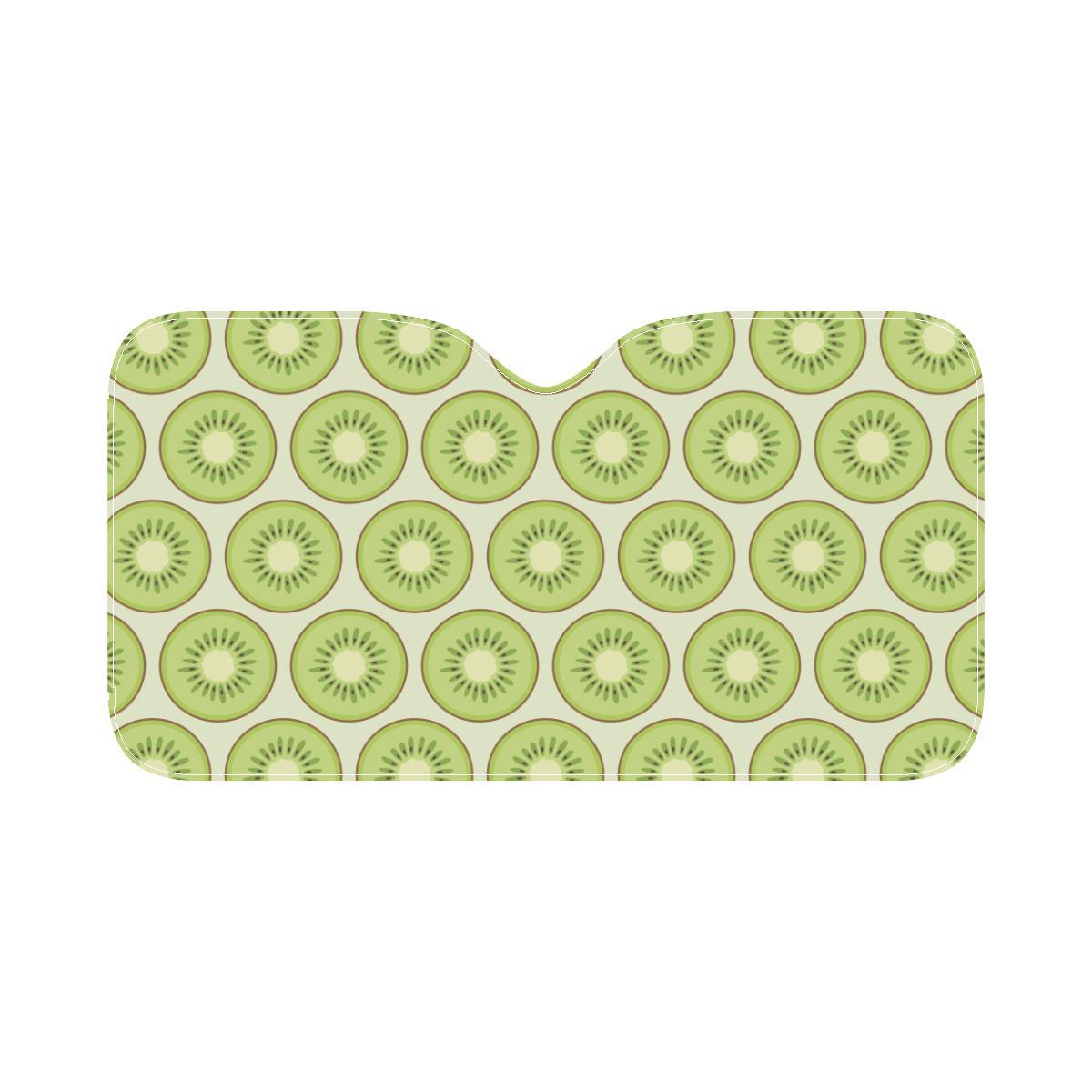 Kiwi Pattern Print Design KW02 Car Sun Shade-JorJune