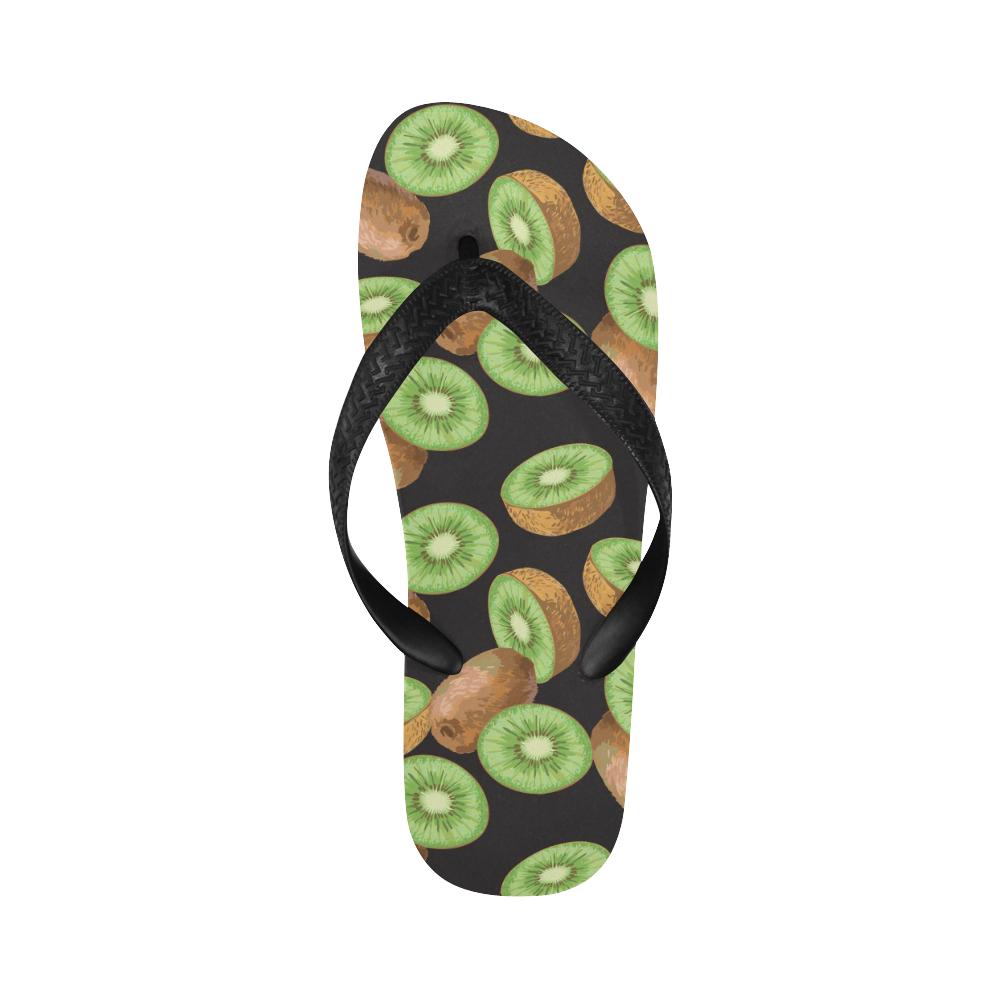 Kiwi Pattern Print Design KW03 Flip Flops-JorJune