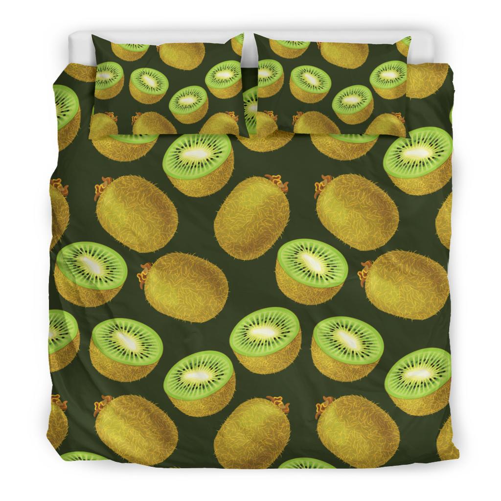 Kiwi Pattern Print Design KW04 Duvet Cover Bedding Set-JORJUNE.COM