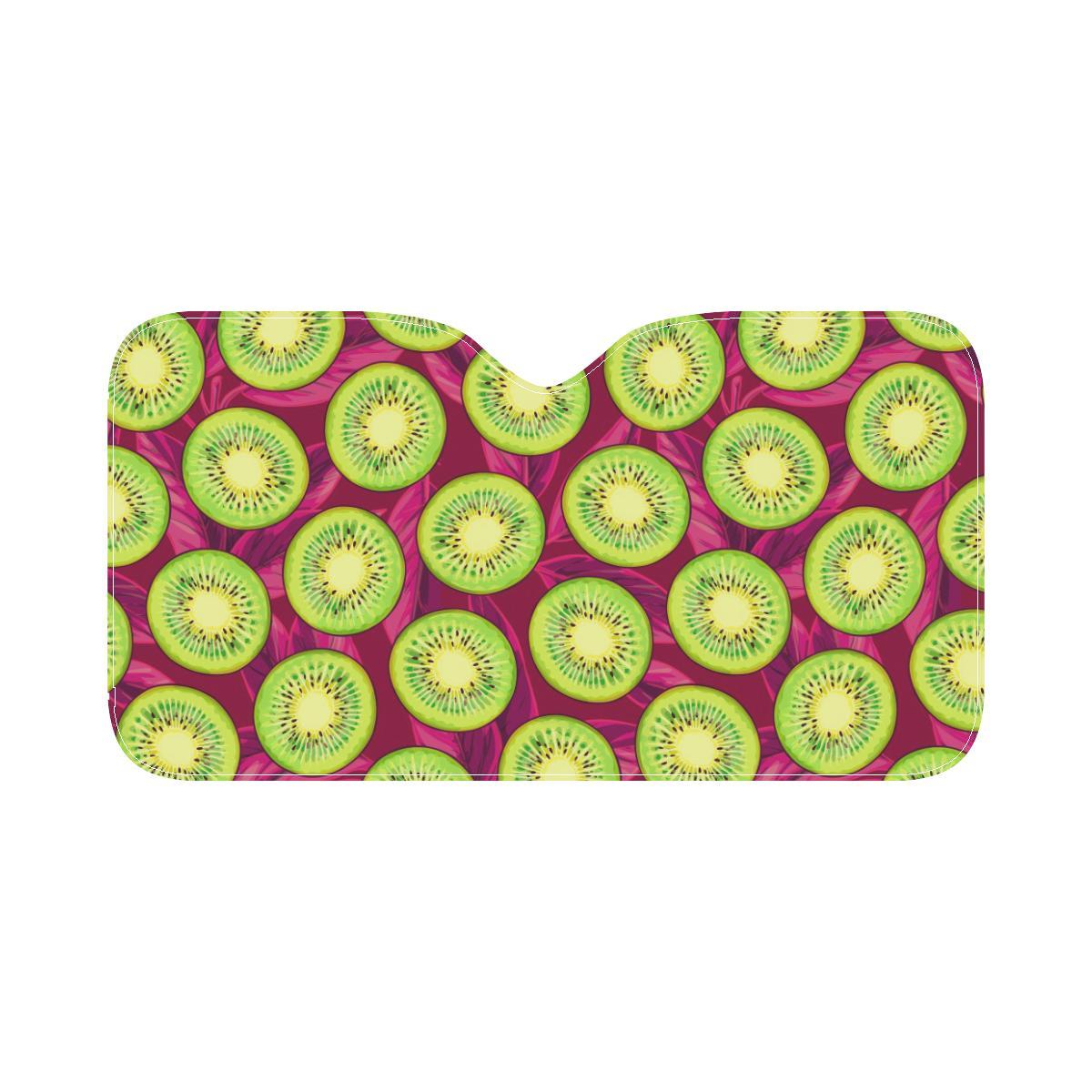 Kiwi Pattern Print Design KW05 Car Sun Shade-JorJune