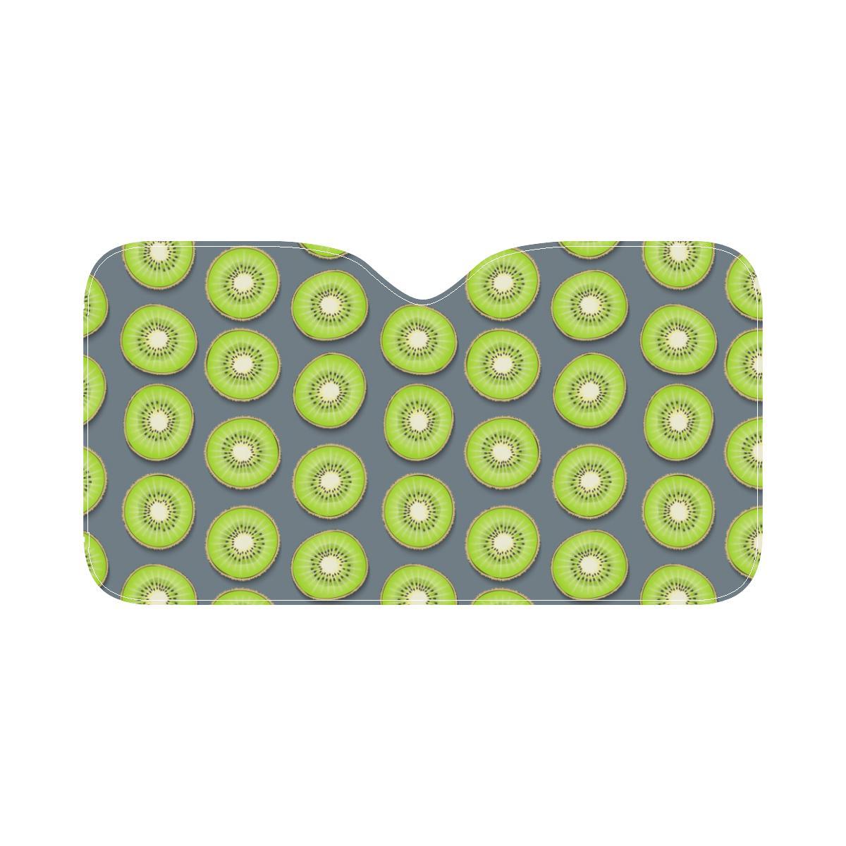 Kiwi Pattern Print Design KW06 Car Sun Shade-JorJune