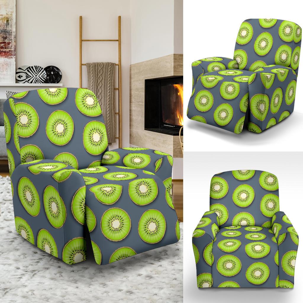 Kiwi Pattern Print Design KW06 Recliner Slipcover-JORJUNE.COM