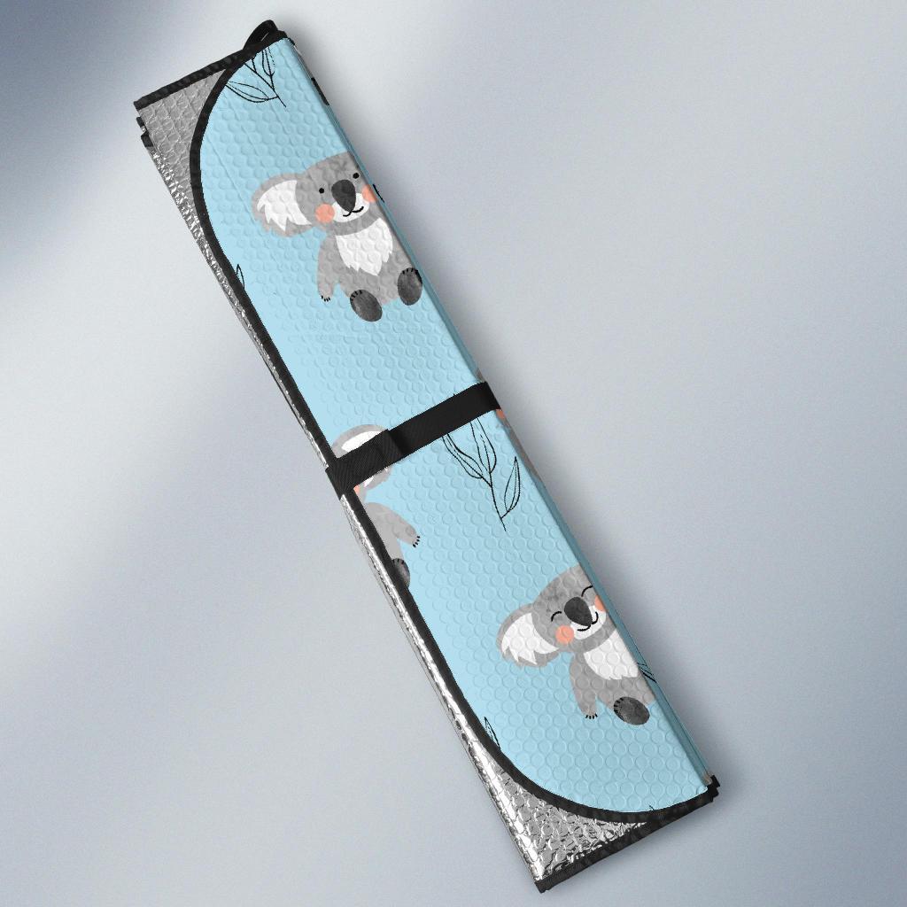 Koala Pattern Print Design 01 Car Sun Shades-JORJUNE.COM