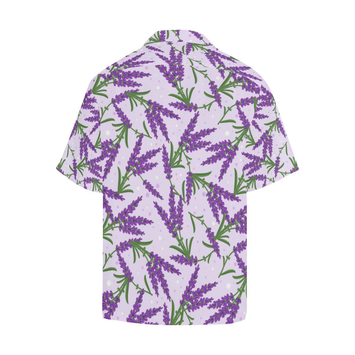 Lavender Pattern Print Design LV02 Men Hawaiian Shirt-JorJune