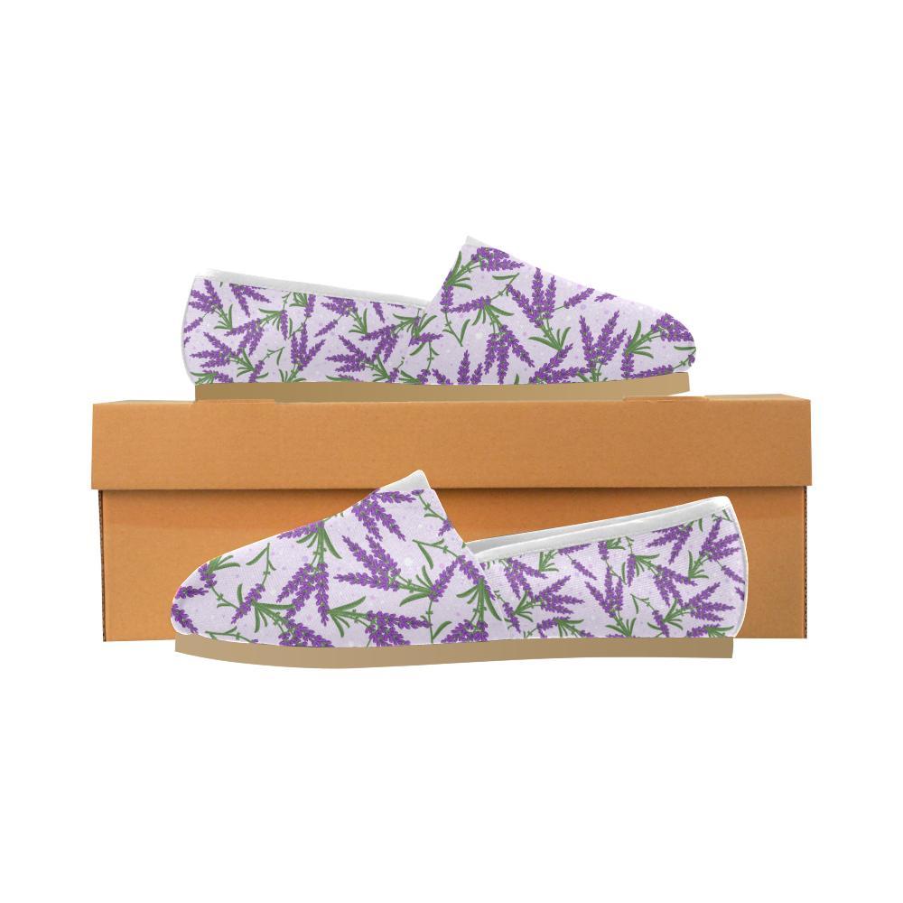 Lavender Pattern Print Design LV02 Women Casual Shoes-JorJune.com