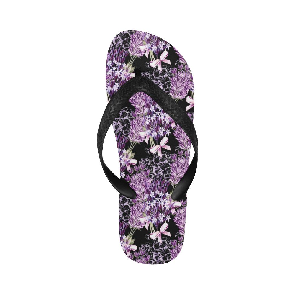 Lavender Pattern Print Design LV06 Flip Flops-JorJune