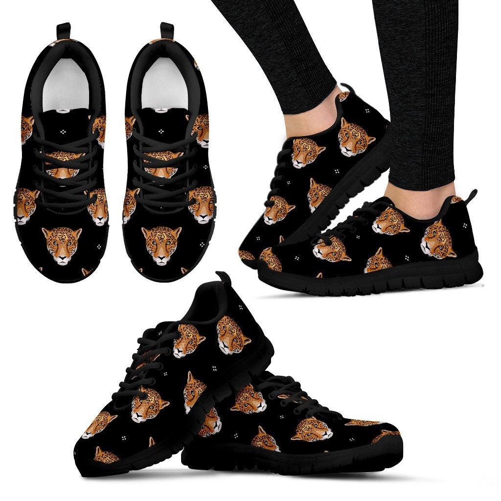 Leopard Head Pattern Women Sneakers