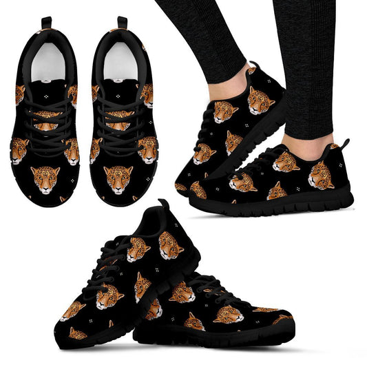 Leopard Head Pattern Women Sneakers