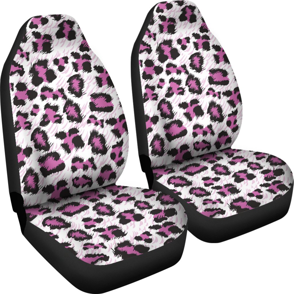 Leopard Pink Skin Print Universal Fit Car Seat Covers